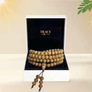 Vòng tay Trầm 108 hạt cao cấp “Đại Cát” (Tuổi trầm 17-20 năm)