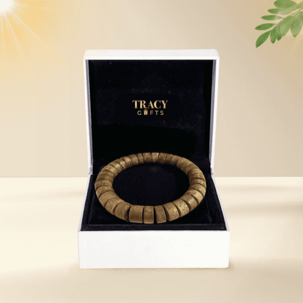Vòng tay trầm nút cao cấp “Minh Trí Tài Lộc” (10-15 năm tuổi trầm)